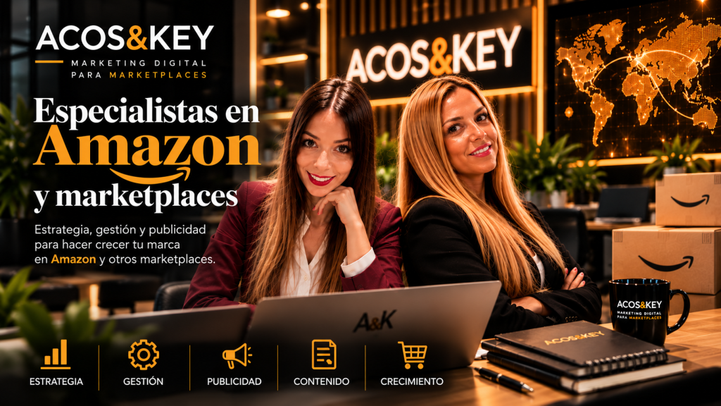 AcosyKey, agencia especializada en Amazon: gestión de cuentas, publicidad Amazon Ads y optimización de listings.